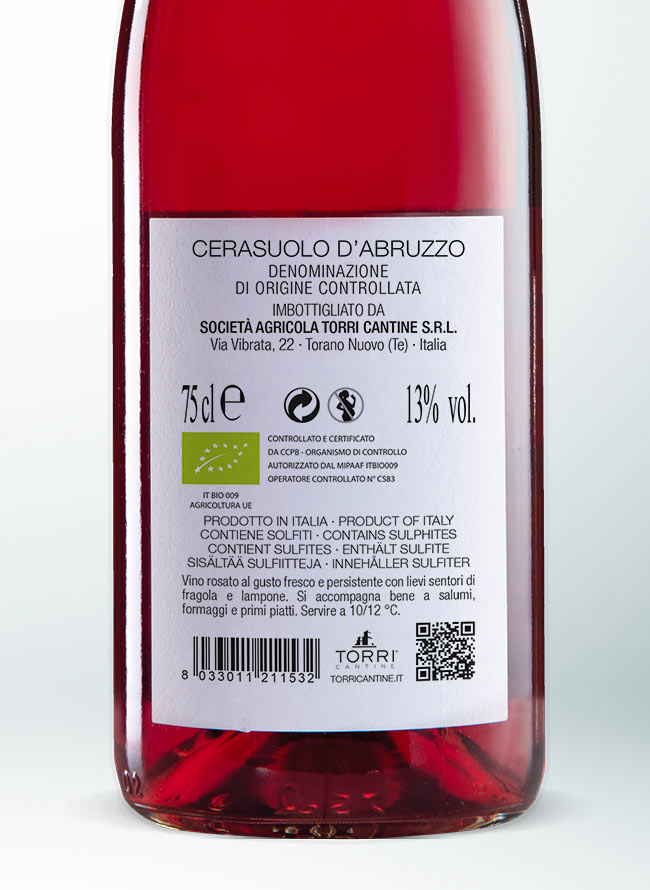 Torri 420 Cerasuolo d'Abruzzo DOC 2021 0,75L - Image 3