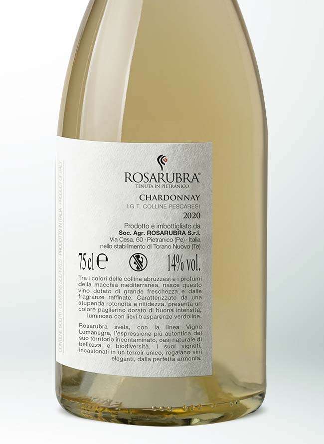 Rosarubra Vigne Lomanegra Chardonnay IGT Colline Pescaresi 0,75L - Image 3