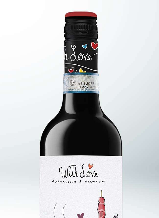With Love - Fornacella & Arrosticini - Montepulciano d'Abruzzo DOC 0,75L - Image 4