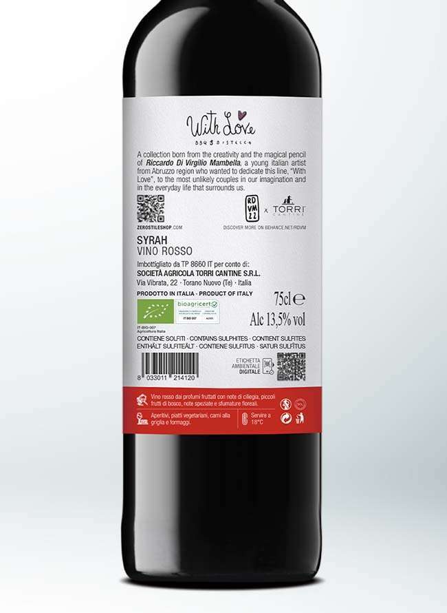 With Love - BBQ & Bistecca - Syrah 0,75L - Image 3