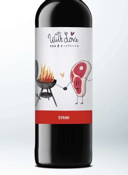 Alternative view of With Love - BBQ & Bistecca - Syrah 0,75L